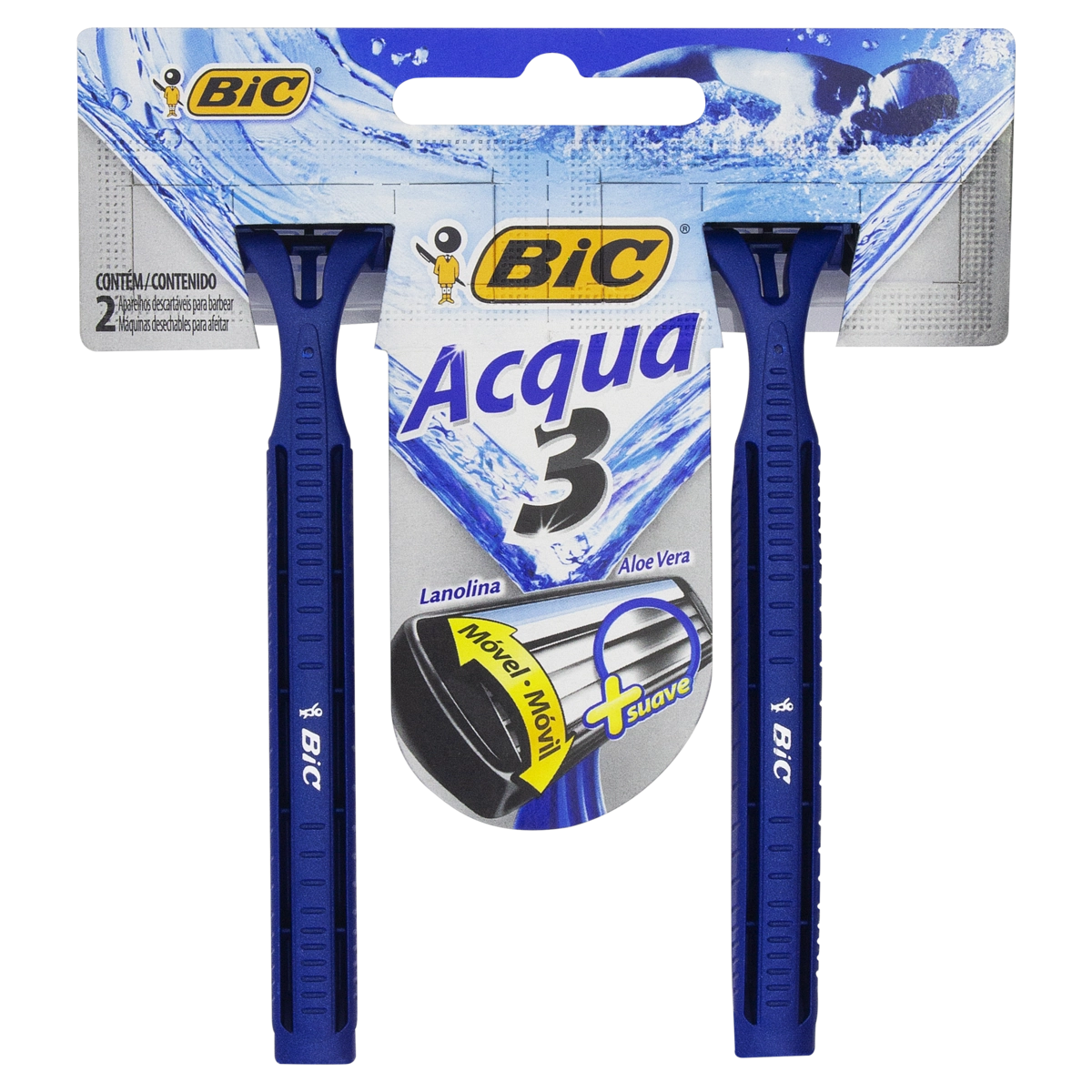 Ap.barbear Bic 3 2un Acqua