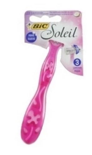 Apar Barbear Bic Soleil 3 Laminas
