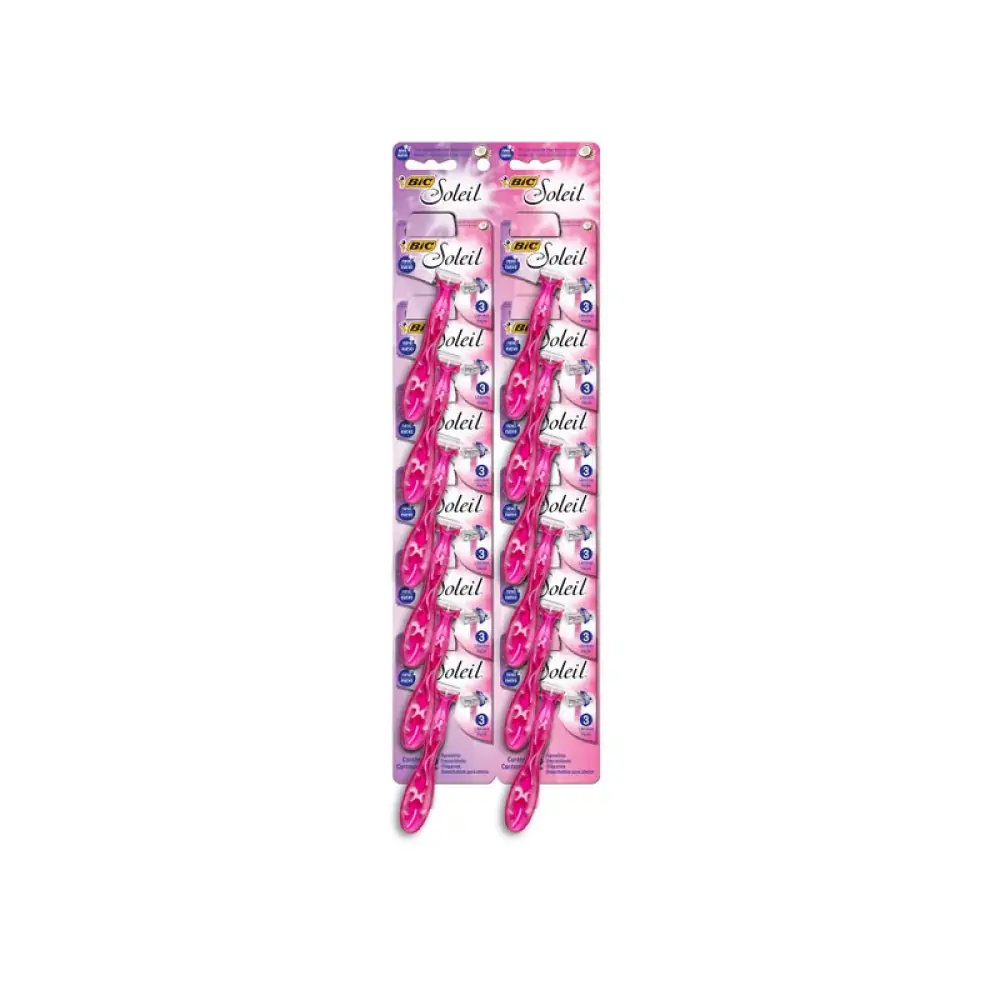 Apar Barbear Bic Soleil 3 Laminas
