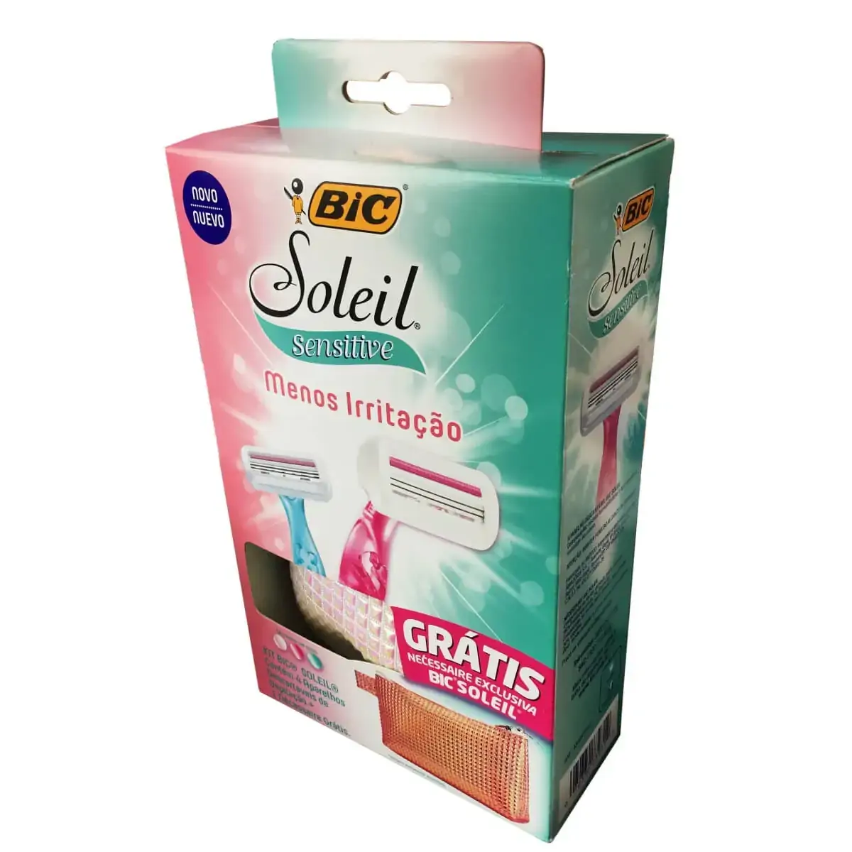 Ap Depilador Bic Soleil 4un Sensitive Gts Necessaire
