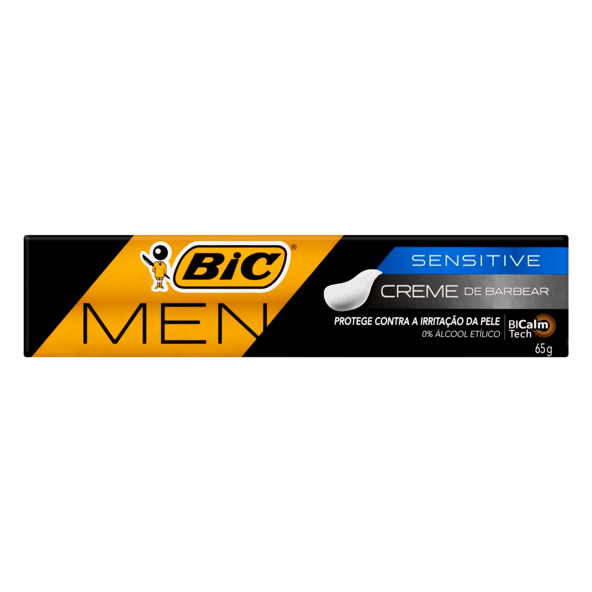 Creme De Barbear Sensitive Bic Men Caixa 65g