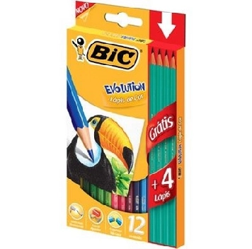 Lapis De Cor Evolut Color C/12 Gratis 4lapis Pret