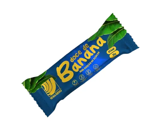Banana Chips Sabor Magario Zero Acucar 50g