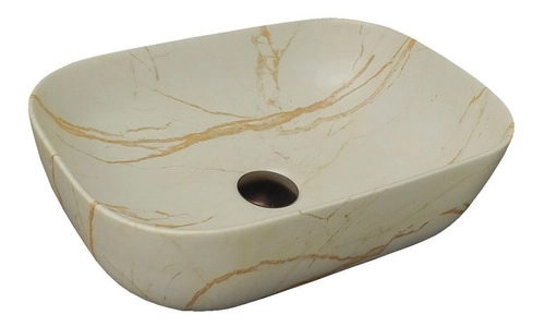 Cuba Apoio Evier Lavatório Ivory Marble Marmore