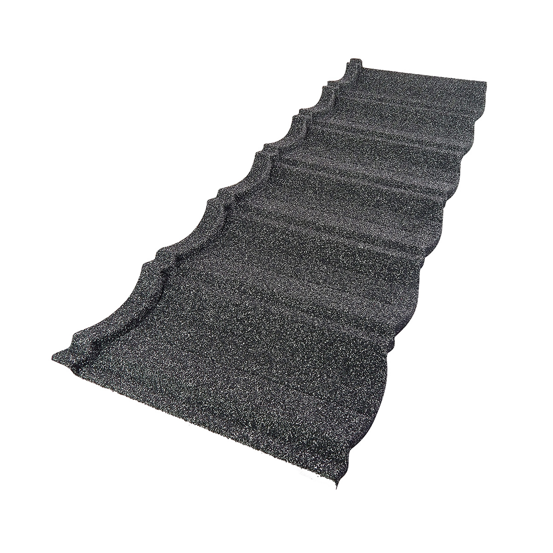 Telha Gravilhada 39,8 x 112cm Preta Euro Telhas