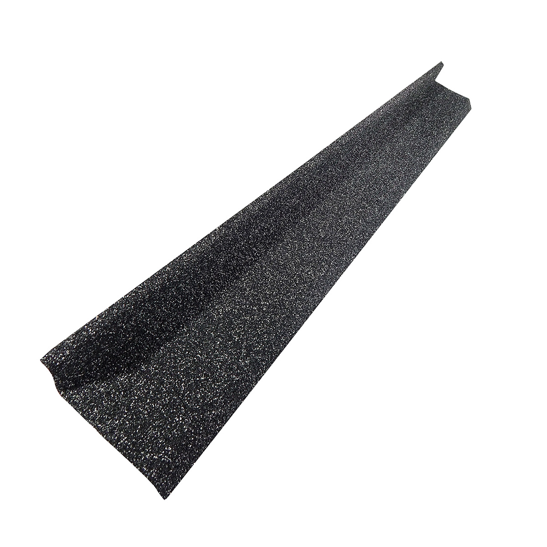 Rufo Cerâmica Gravilhada 15x120cm Preto Euro Telhas