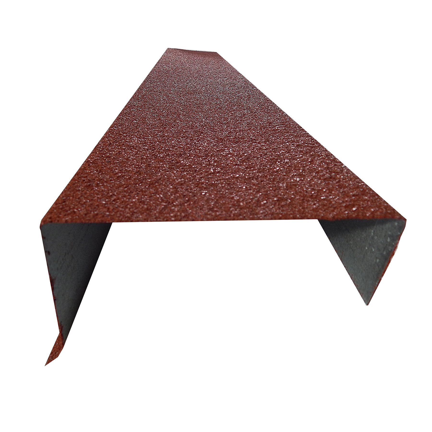 Acabamento Gravilhado Lateral fixar Alvenaria 18,5x120cm Terracota Euro Telhas