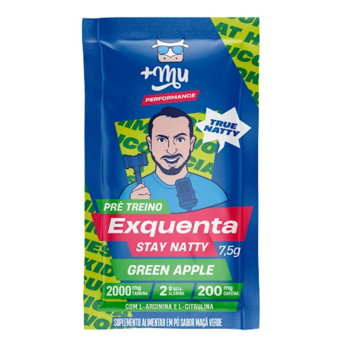 Sache Exquenta Mais Mu Exquenta Green Apple 7 5g