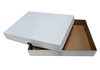 Cx Quadrada 30cm Baixa Parda Und Stamp