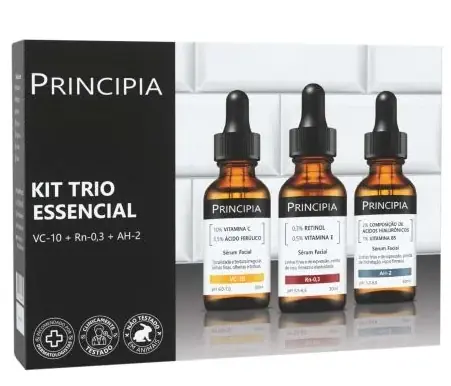 Kit Sérum Facial Vc 10 Rn 0,3 Ah 2 Principia 30ml Cada