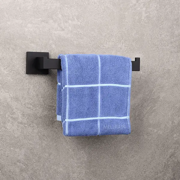 Porta Toalha De Rosto 25cm Black - Kitbaco - Ptrb25