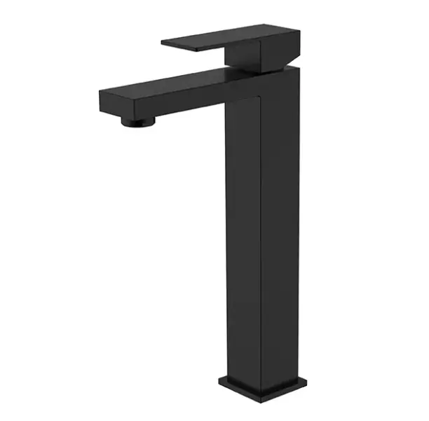 Misturador Monocomando Para Lavatório Bica Alta Black - Kitbaco - Kmm29bl