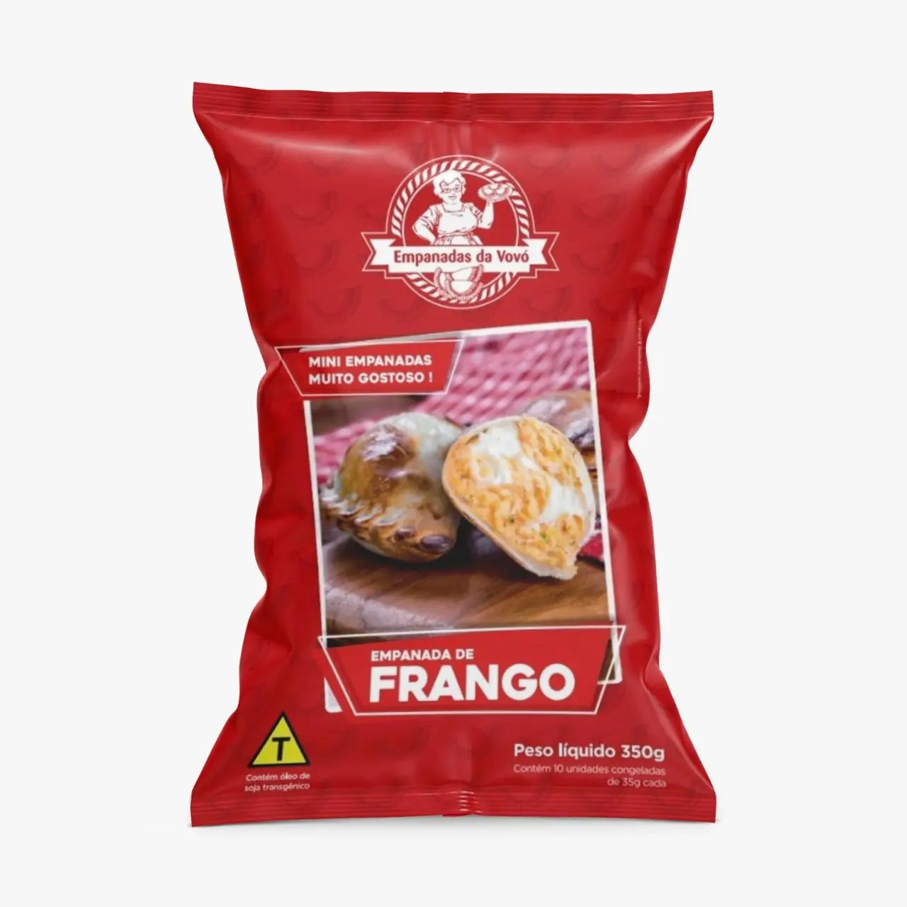 Pacote Mini Empanadas Congeladas Frango 350g