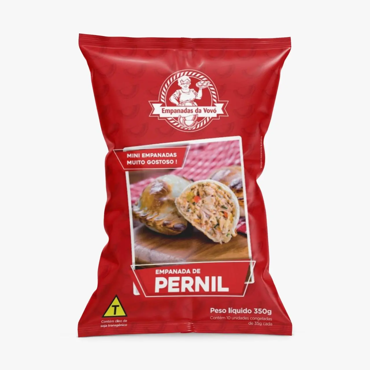 Pacote Mini Empanadas Congeladas Pernil 350g