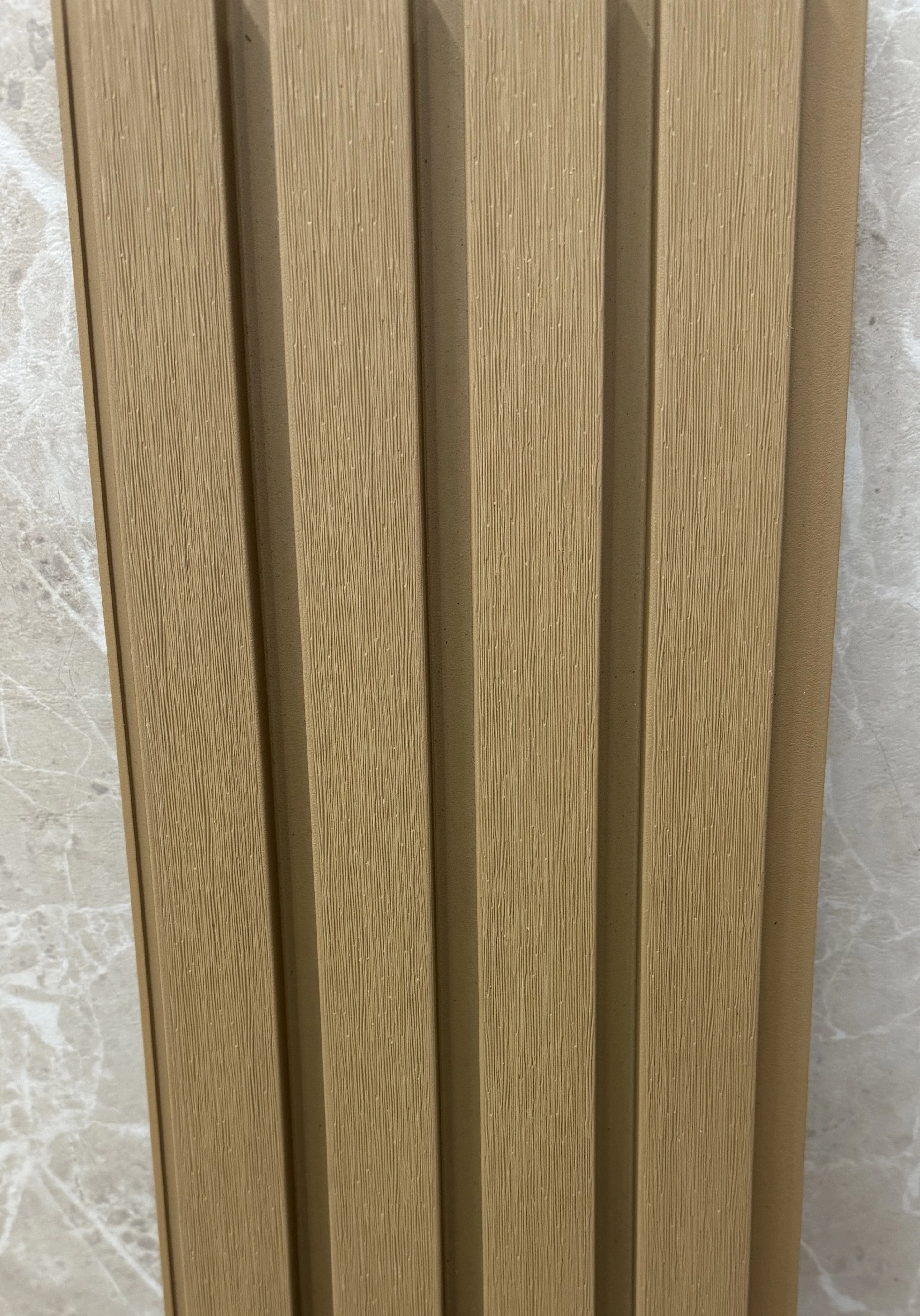 Painel Ripado Externo WPC 220x26x2900 cor Teca.
