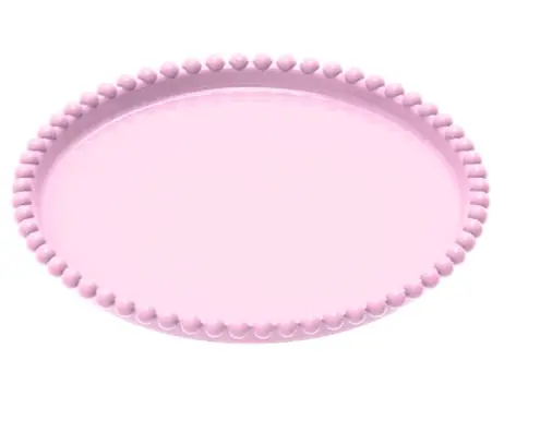 Bandeja Redonda 18 Rosa Candy