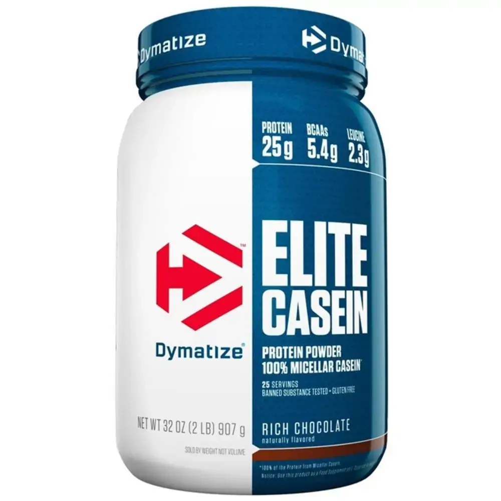 Dymatize Nutrition Elite Casein Supplement, Rich Chocolate, 2 Pound