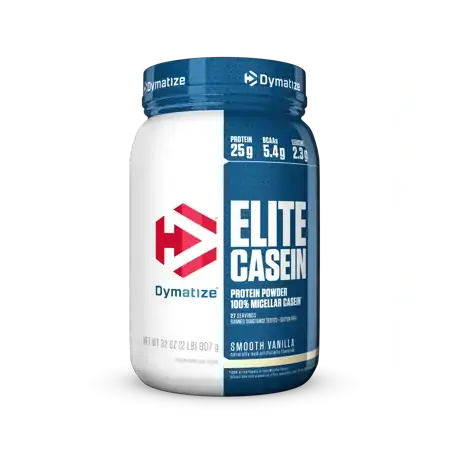Dymatize Nutrition Elite Casein, Smooth Vanilla, 2.12 Pound