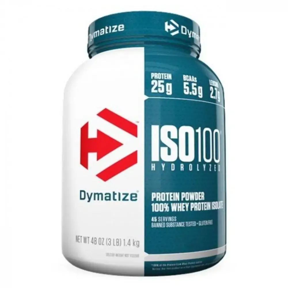 Iso 100 Hydrolyzed Smoothie Banana 3 Lbs Dymatize Nutrition