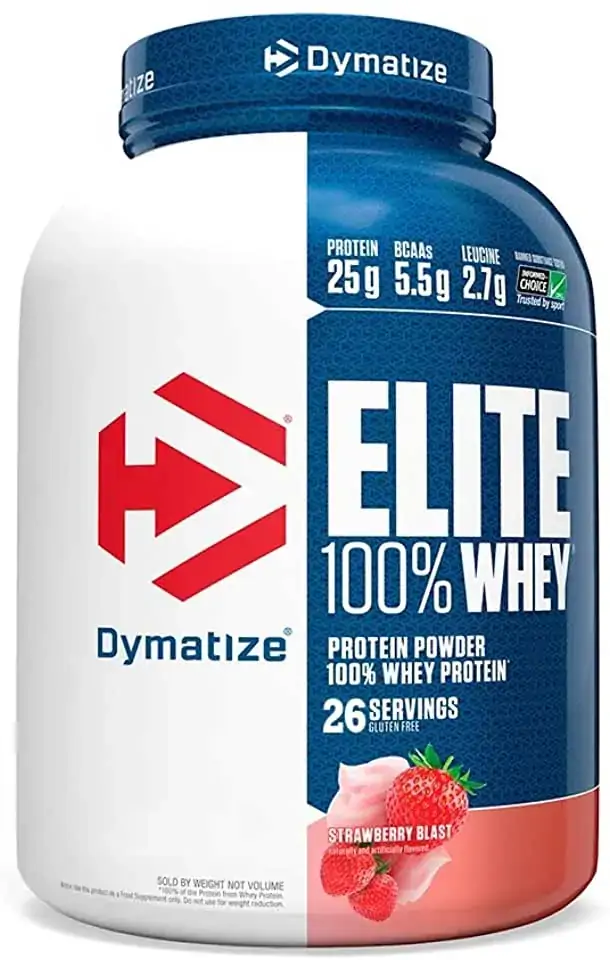 Elite Whey Morango 2lbs 900g Dymatize