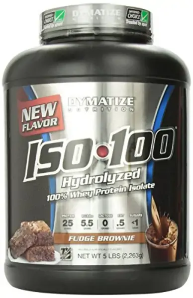 Dymatize Nutrition Iso 100 Fudge Brownie, 5 Pound