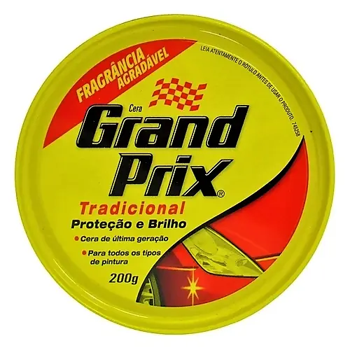 Cera Automotiva Para Carro Grand Prix Tradicional 200g