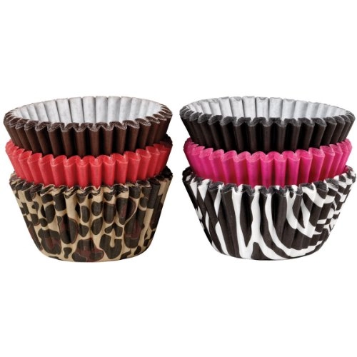 Wilton Mini Baking Cups, Fashion Animal, 150 Pack