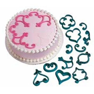 Wilton 2104 3160 12 Piece Cake Decorating Press Set, Decorator Favorites