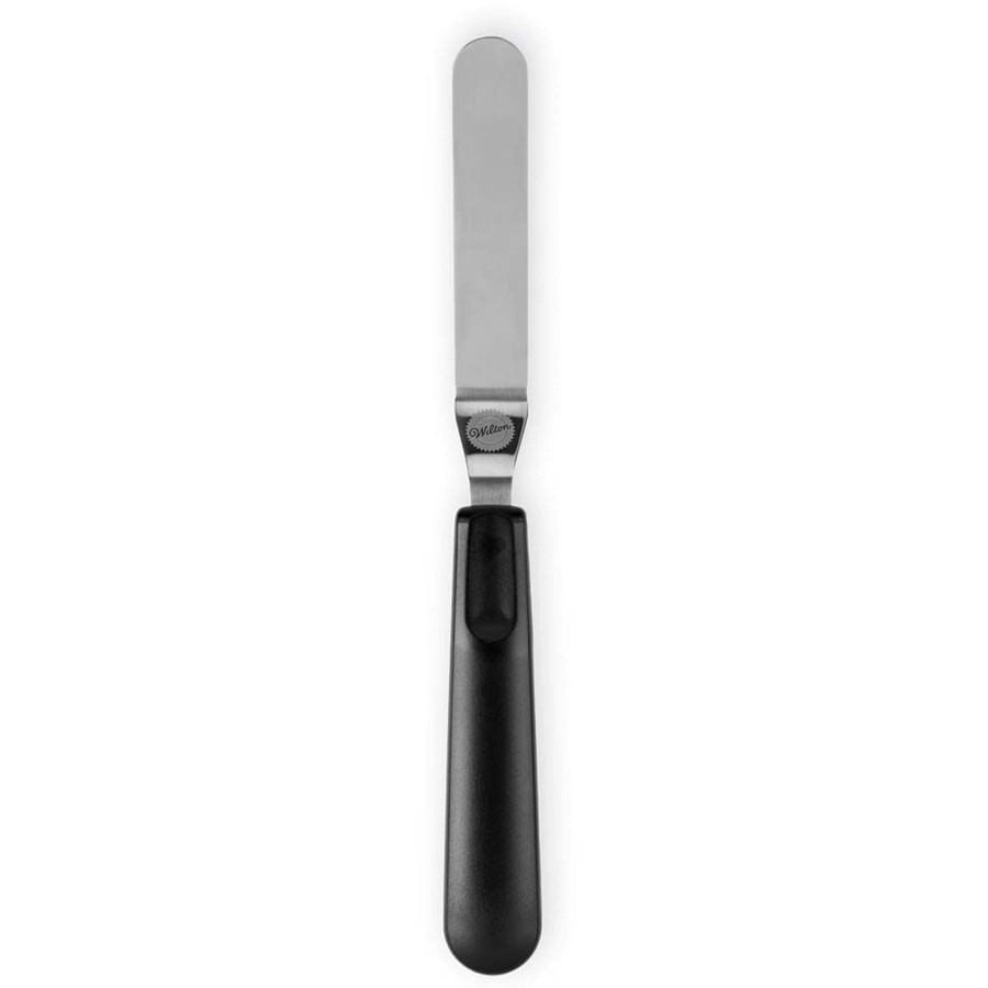 Wilton 409 7712 Angled Icing Spatula, 9 Inch, Black
