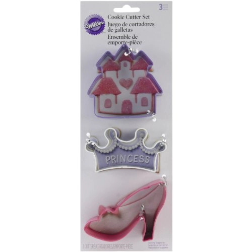 W80915 Metal Cookie Cutter Set 3/pkg Princess