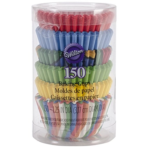 Wilton Primary Baking Cups, Mini, 150 Count