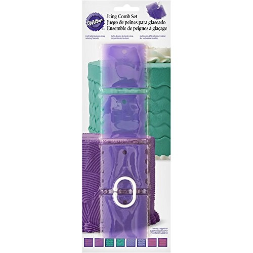 Wilton 417 7551 4 Piece Cake Combs Set