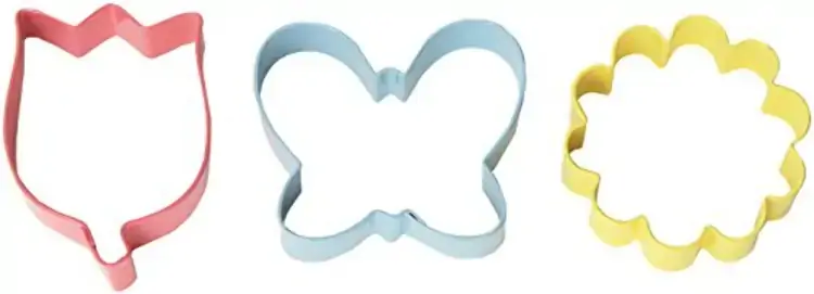 Wilton 2308 0948 Flower Cookie Cutter, Set Of 3