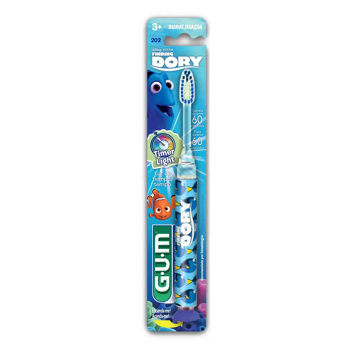 Escova Dental Macia E Suave Finding Dory Timer Light Gum