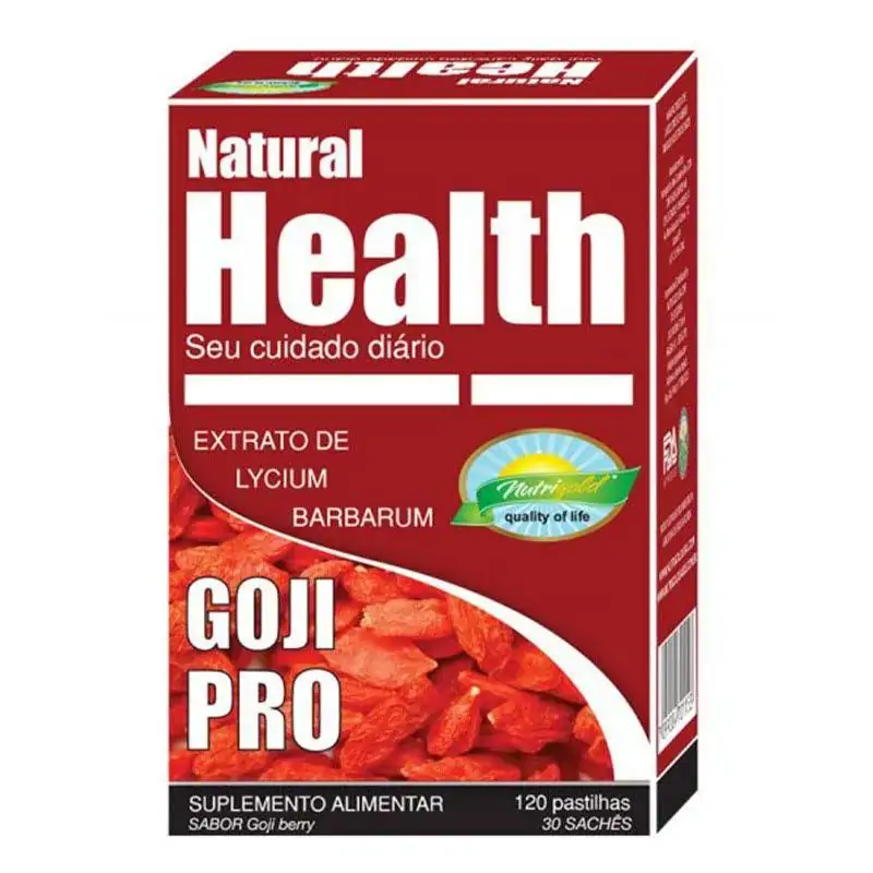 Natural Health Goji Pro 30 Sachês Com 4 Cápsulas Nutrigold