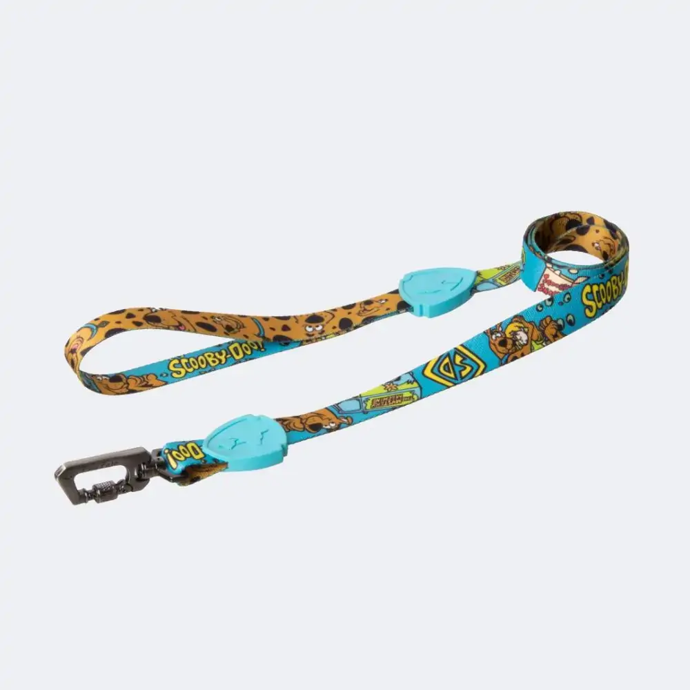Guia Tradicional Ajustável Para Cães Scooby Doo Tamanho G Freefaro 1,2m X 2,5cm Un