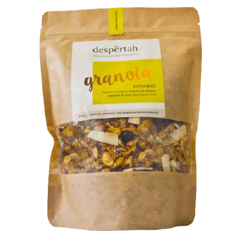 Granola Integral com Castanhas e Frutas Vermelhas Vegana Despertah 300g