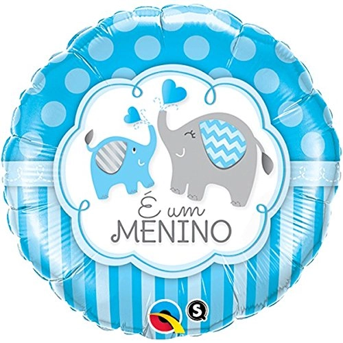 Qualatex E Um Menino Elefantes 18 Balao De Folha