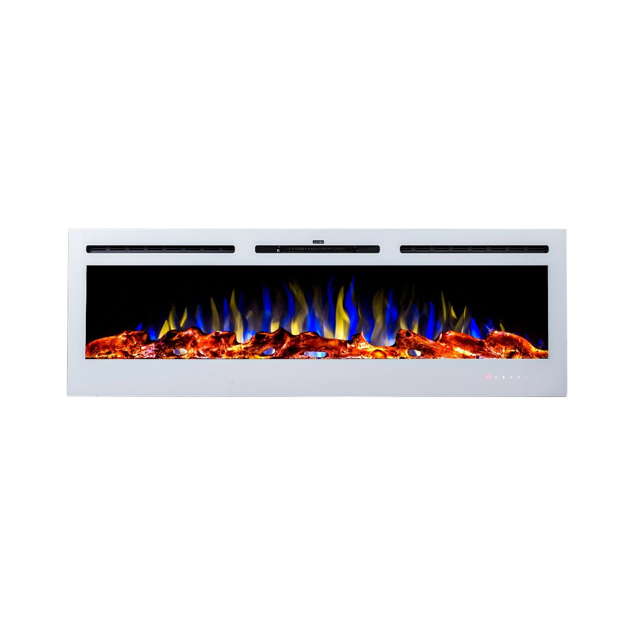 Lareira Eletrica, Tela 50", Tensao 220v, Frequencia 60hz, Potencia 1500w, Ipxo, Classe I - Cor Branca - Com Marca: Chale