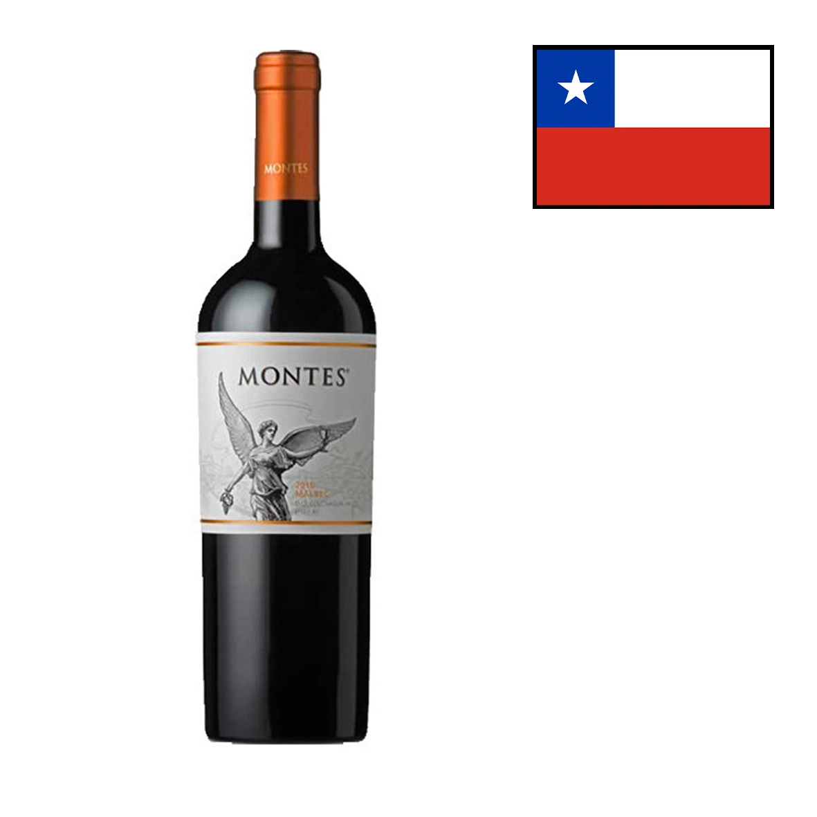 Vinho Tinto Chileno Montes Malbec Reserva (garrafa 750ml)
