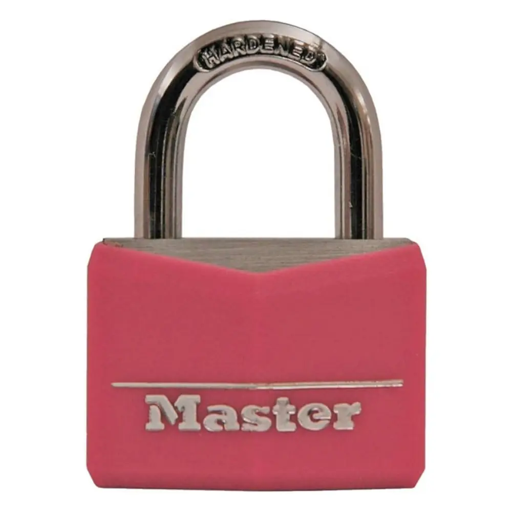 Master Lock Cadeado De Corpo Sólido Coberto 146d Rosa