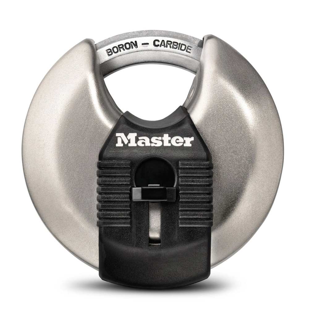 Master Lock Cadeado De Disco De Aço Com Manilha Protegida M40xd