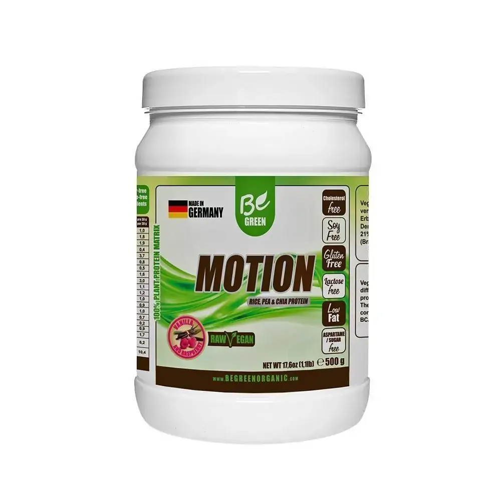 Motion Rice Pea E Chia Protein Vanilla And Raspberry 2.lbs Be Green
