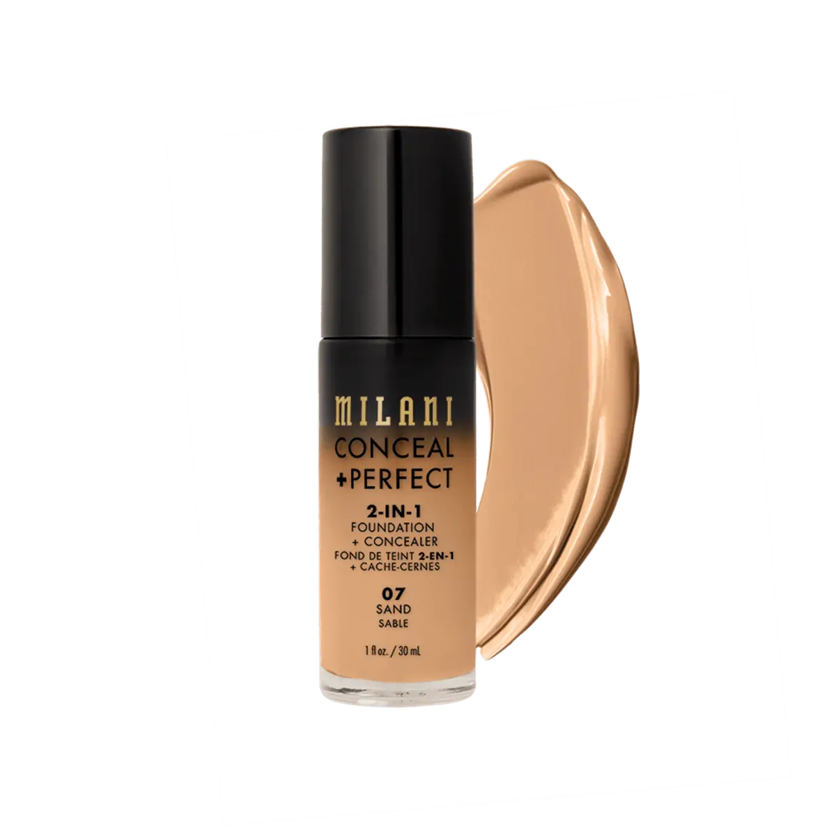 Milani Conceal + Perfect 2 em 1 - Base Líquida 30ml - 07 Sand 30 ml