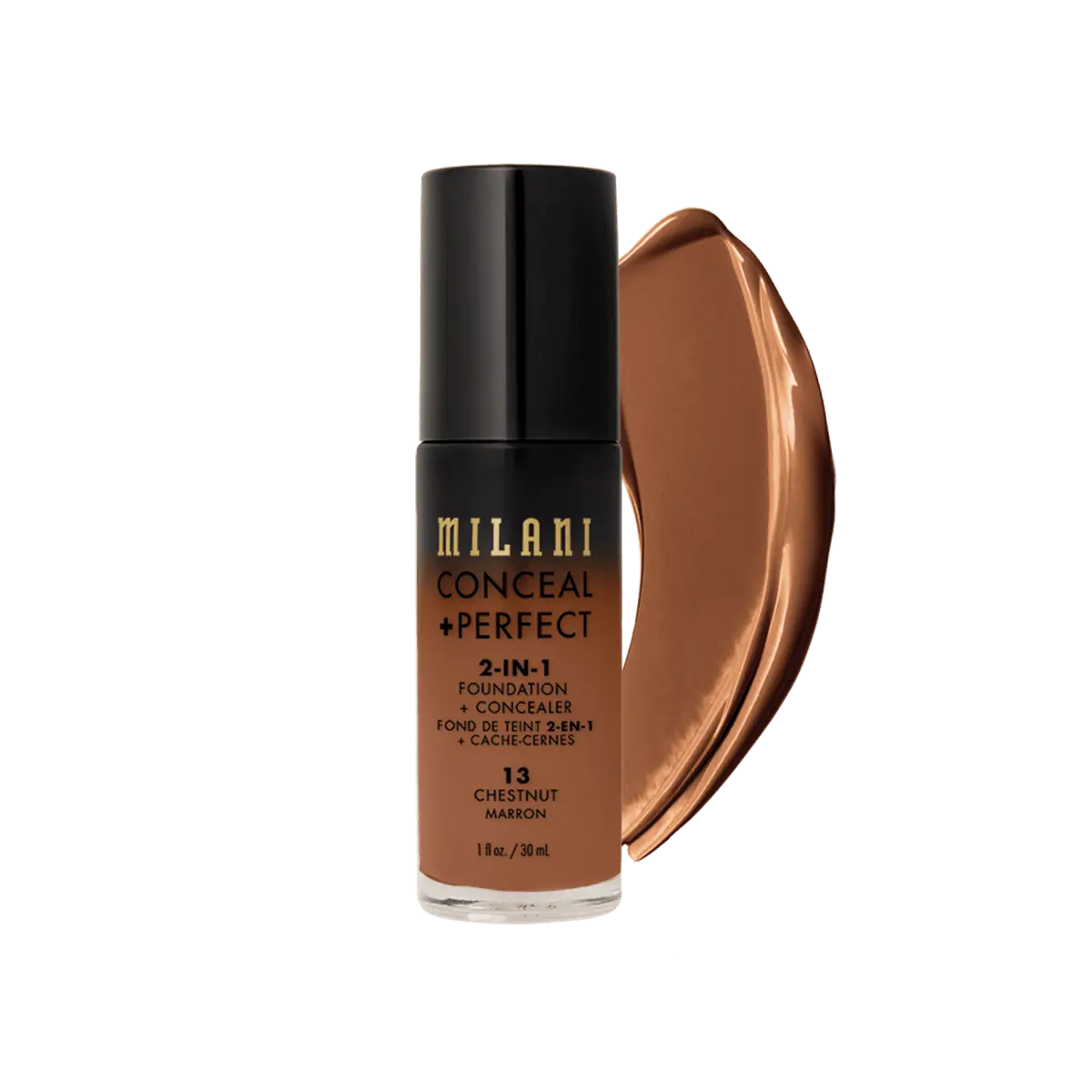 Milani Conceal + Perfect 2 em 1 - Base Líquida 30ml - Chestnut-1330 ml