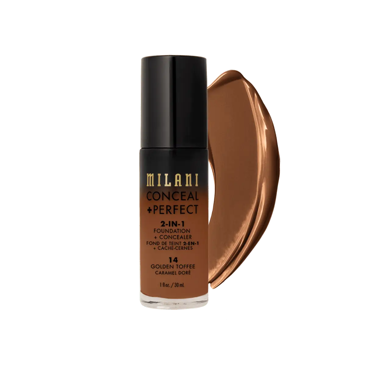 Milani Conceal + Perfect 2 em 1 - Base Líquida 30ml - Golden-Toffee-1430 ml