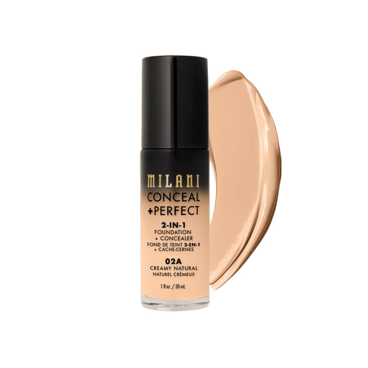 Milani Conceal + Perfect 2 em 1 - Base Líquida 30ml - Creamy-Natural-2A30 ml
