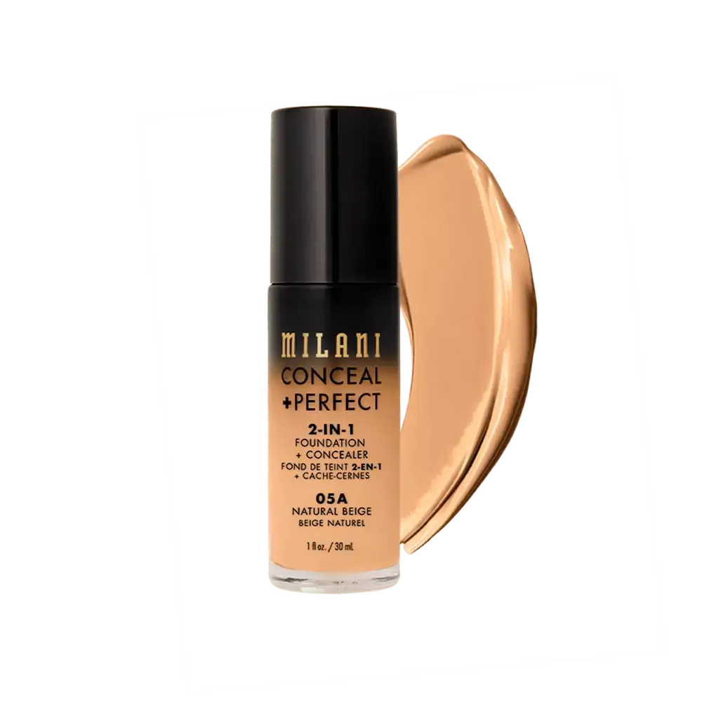 Milani Conceal + Perfect 2 em 1 Natural Beige 05A - Base Líquida 30ml