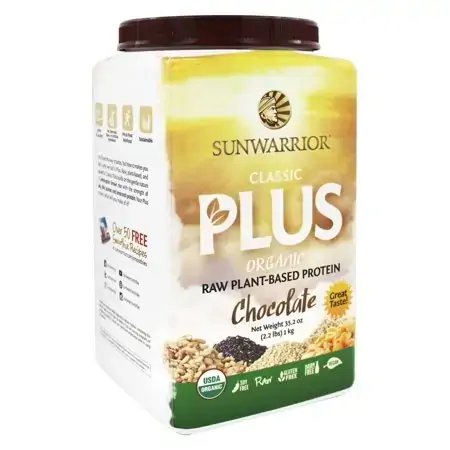 Classic Plus Raw Organic Protein Powder, Chocolate 2.2 Lbs