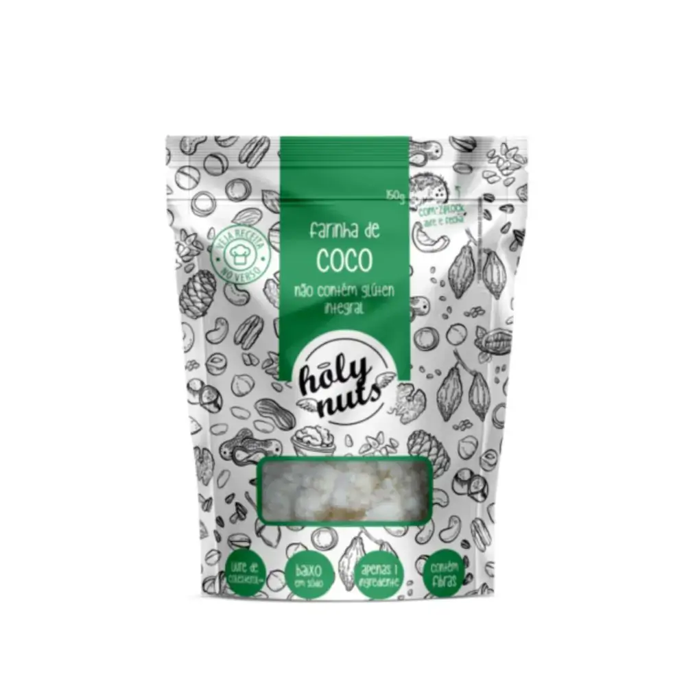 Farinha De Castanhas De Coco 150 Gr Holy Nuts